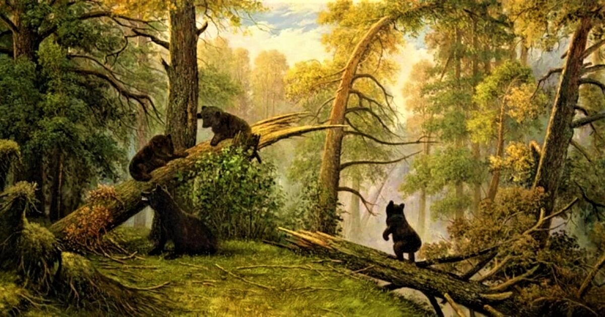 Сочинение по картине Шишкина «Утро в сосновом лесу» ðŸ² СПАДИЛО.РУ