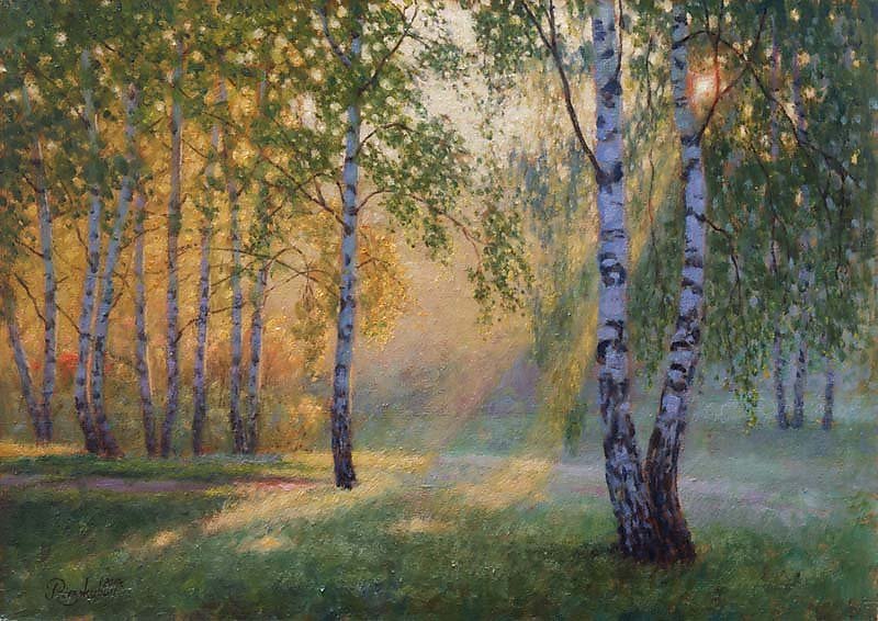 Вот уж вечер. Роса...