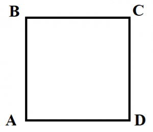 У любого четырехугольника сумма углов прилежащих к одной стороне равна 180