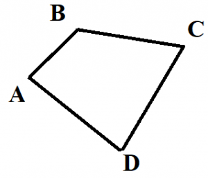 Три стороны четырехугольника равны углы 90 и 150