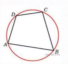 Описание около треугольника окружности изображена на рисунке