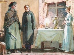А. С. Пушкин «Станционный смотритель», иллюстрация