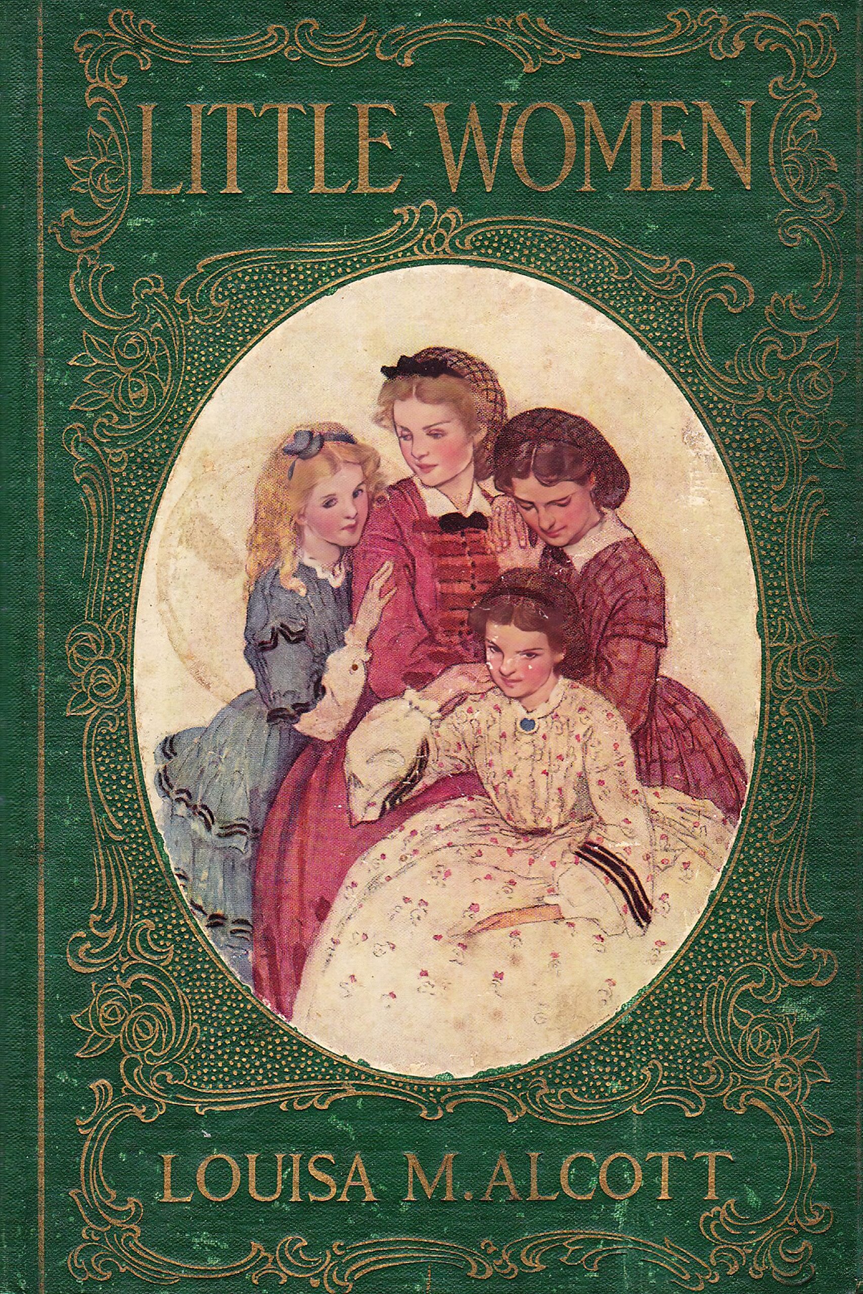 Обложка английского издания книги "Маленькие женщины" Луизы Мэй Олкотт.