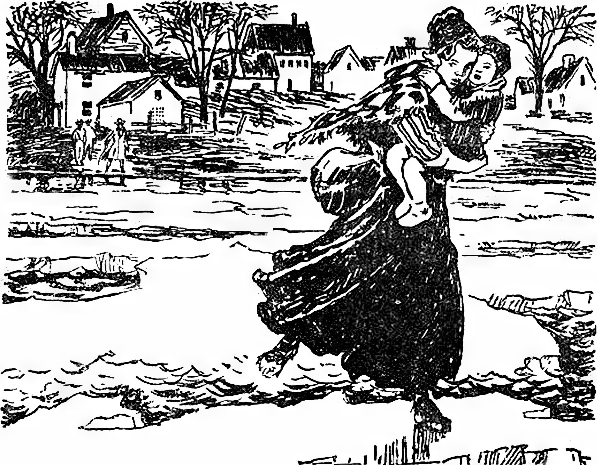 Иллюстрация к роману "Хижина дяди Тома" 1960 года выпуска.