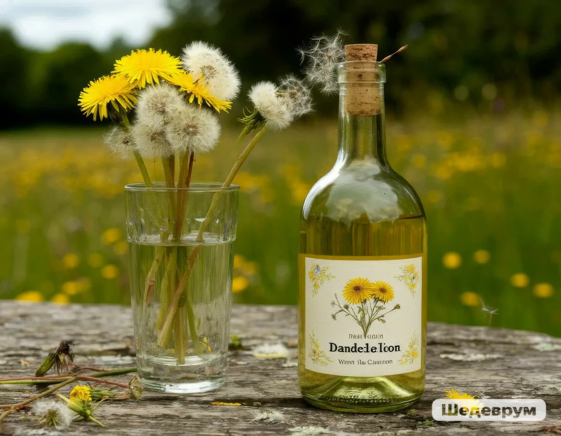 Иллюстрация к роману "Вино из одуванчиков". Сделано в Шедевруме.