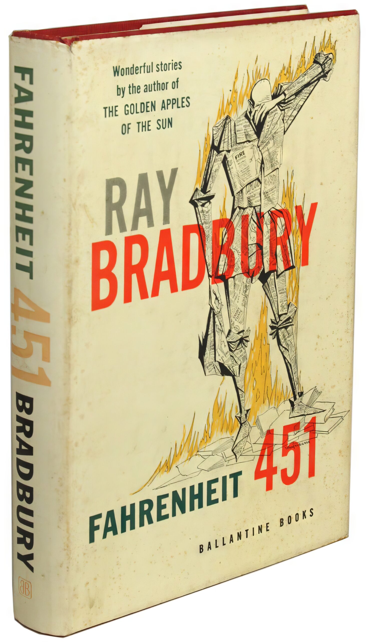 Обложка первого издания романа (в матерчатом переплете). Опубликовано 19 октября 1953 (издательство «Баллантайн Букс»). Иллюстратор Джозеф Мугнаини.