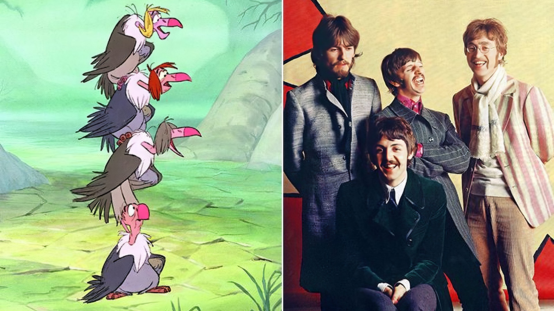The Beatles – стервятники из «Книги джунглей».