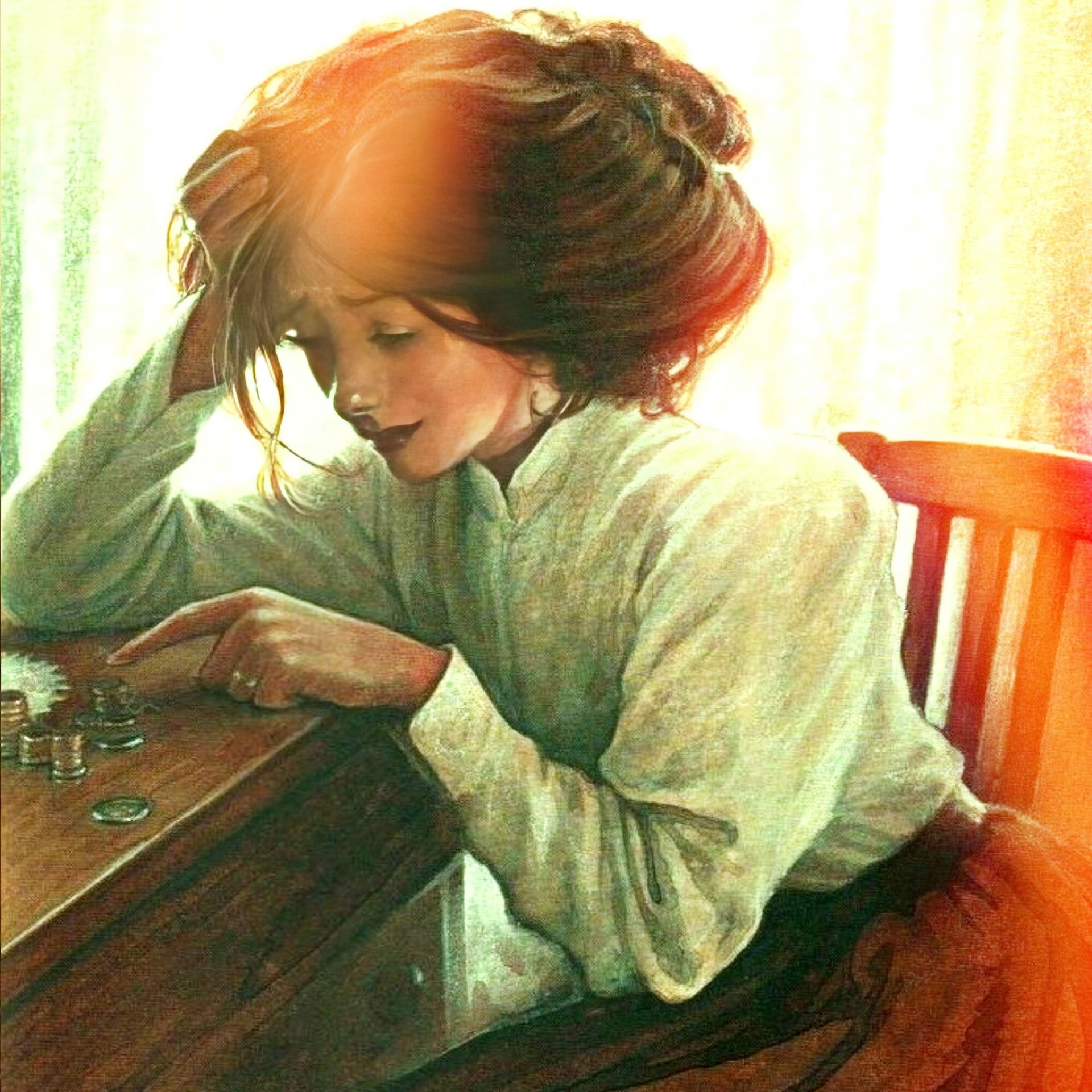 Иллюстрация художника Патрика Джеймса Линча к рассказу "Дары волхвов". 