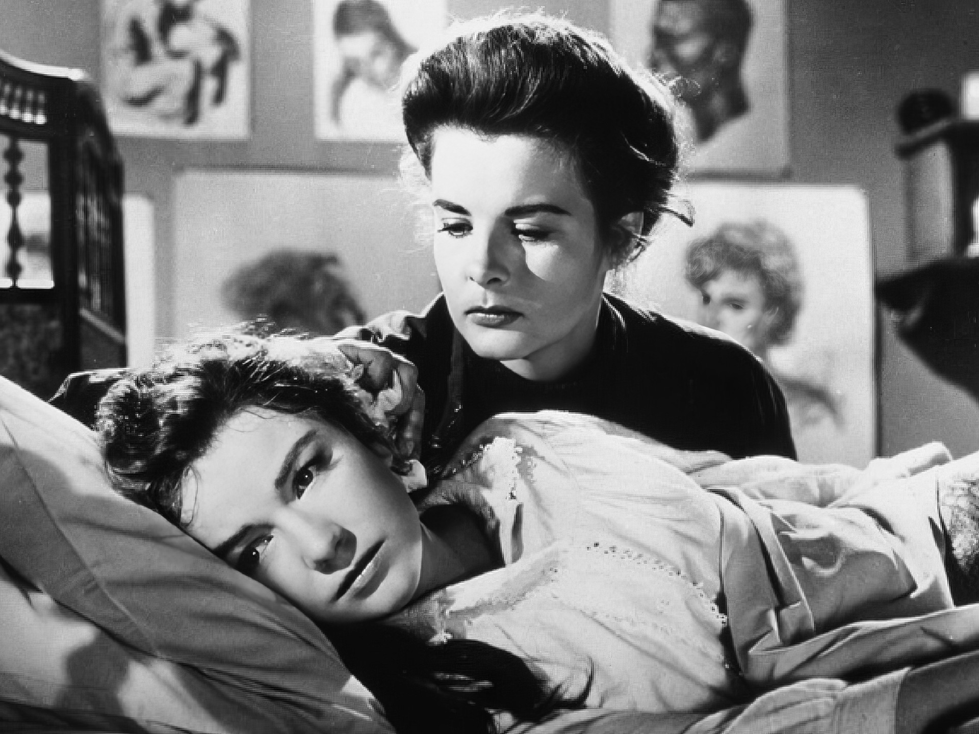 Кадр из фильма «Вождь краснокожих и другие…», 1952 год. Режиссёр Жан Негулеско. В роли Сьюзан - Джин Питерс, в роли Джонси - Энн Бакстер.