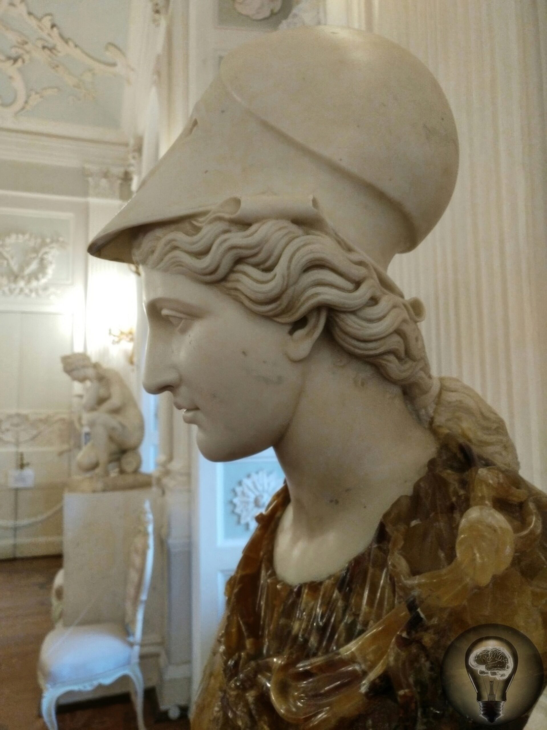 Афина Паллада. Белый зал, Гатчинский дворец.