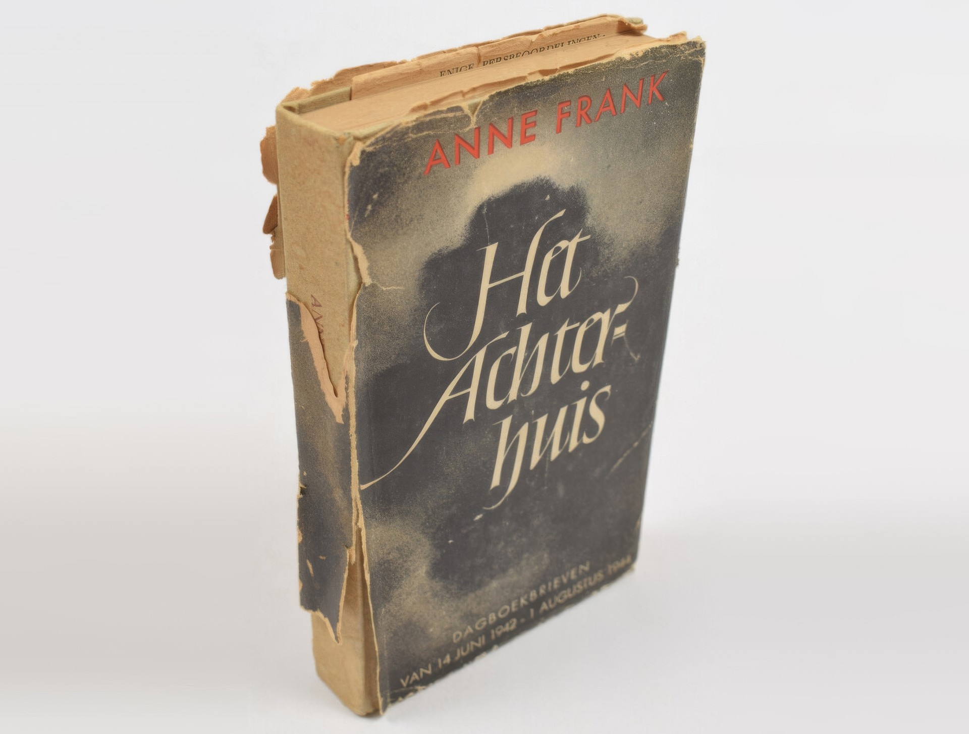 Первое издание «Дневника девочки», обычно называемого «Дневником Анны Франк», 1948 года.