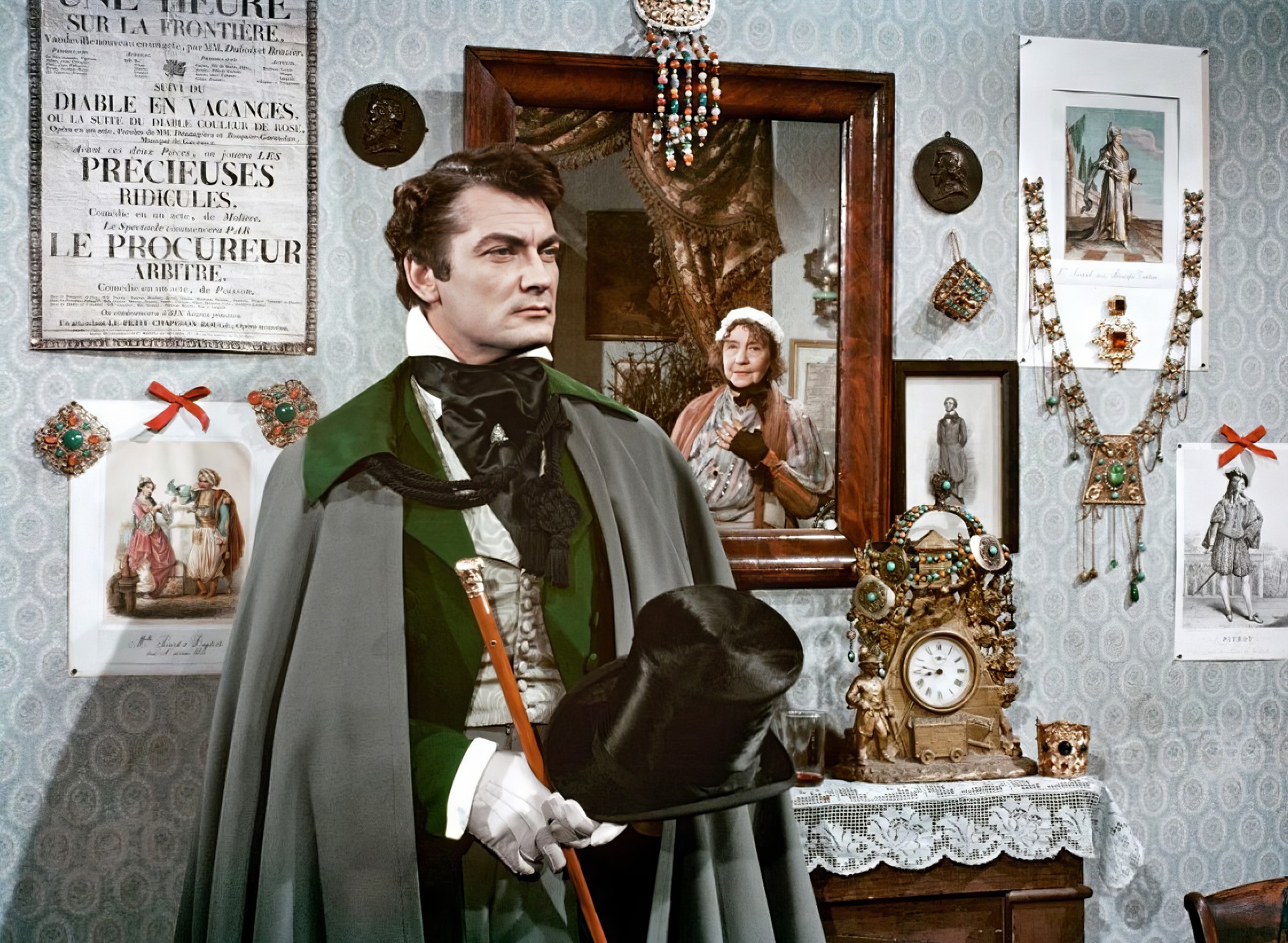 Кадр из историко-приключенческого кинофильма франко-итальянского производства «Граф Монте-Кристо» (1954 года). В роли Эдмона Дантеса - Жан Маре.