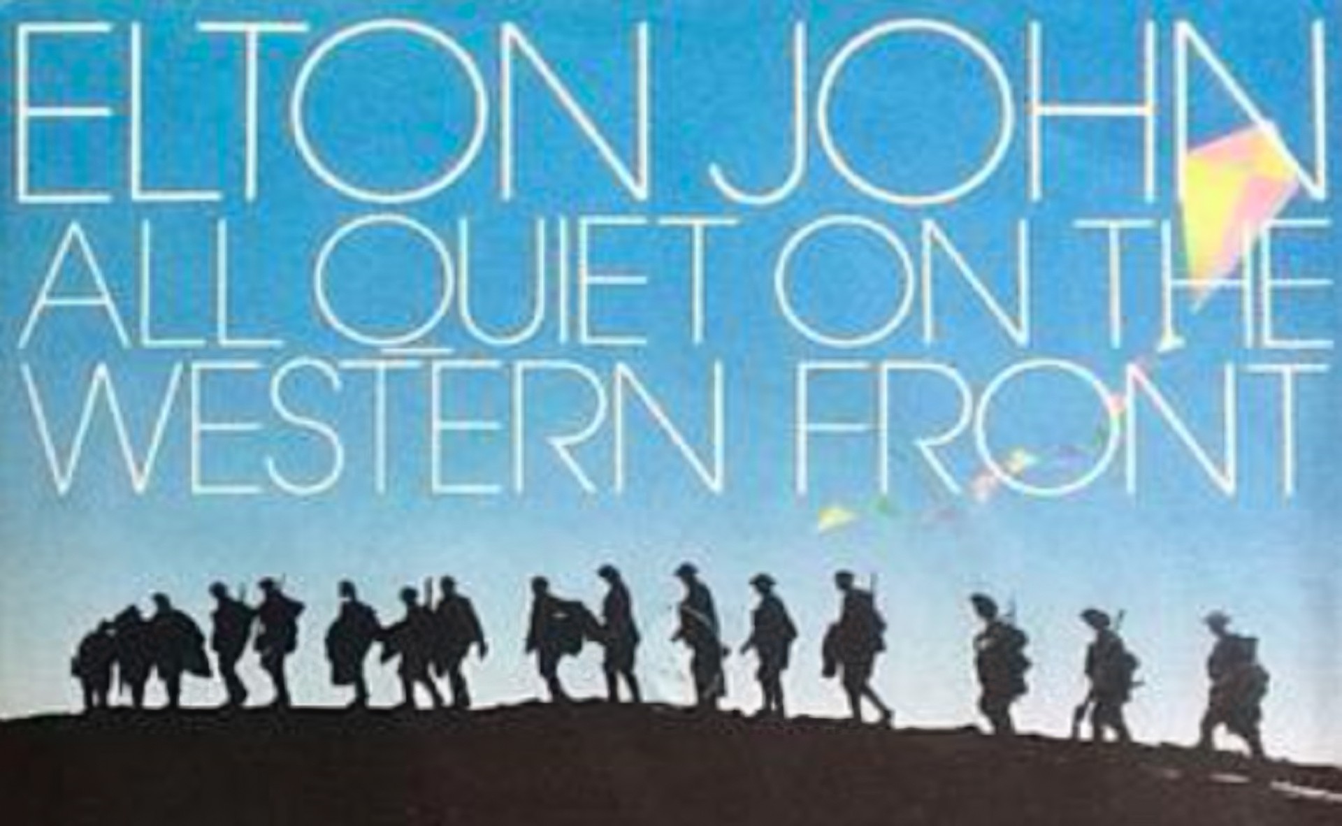 Обложка сингла «Все тихо на Западном фронте» (песня) Элтона Джона.