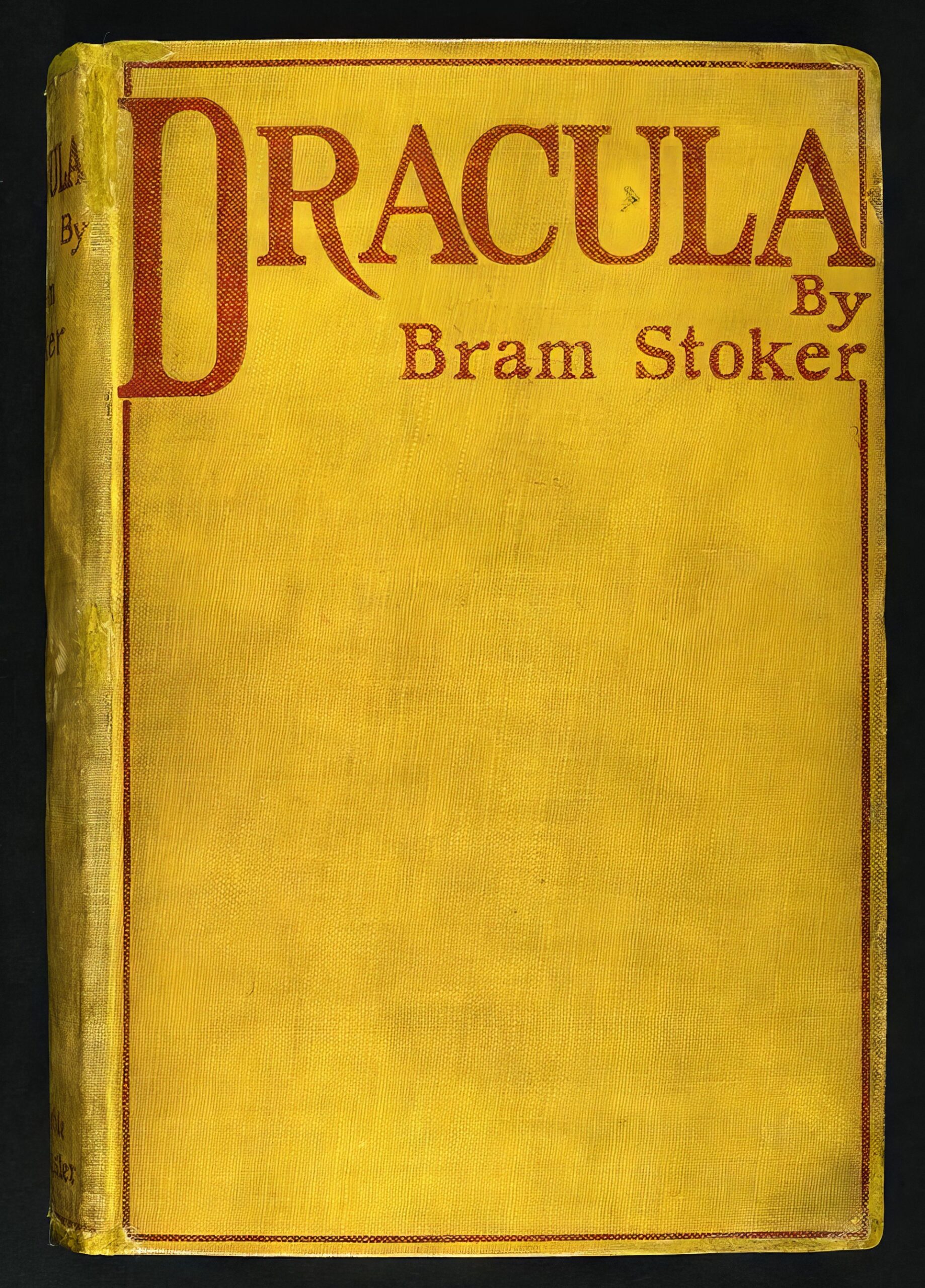 «Дракула» Брэма Стокера — первое издание в тканевом переплете, 1897.