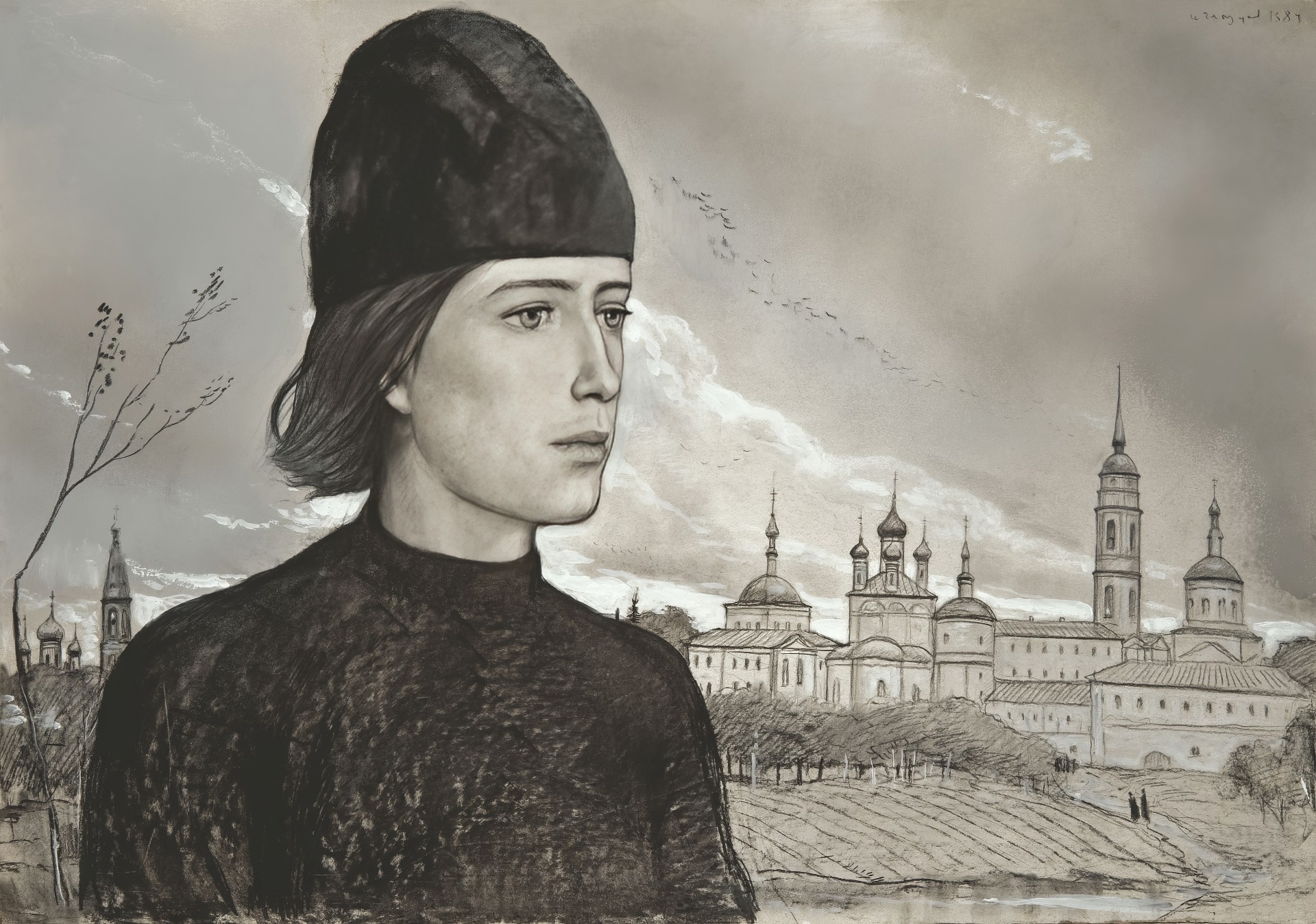 Алеша Карамазов (1982), художник Илья Глазунов.