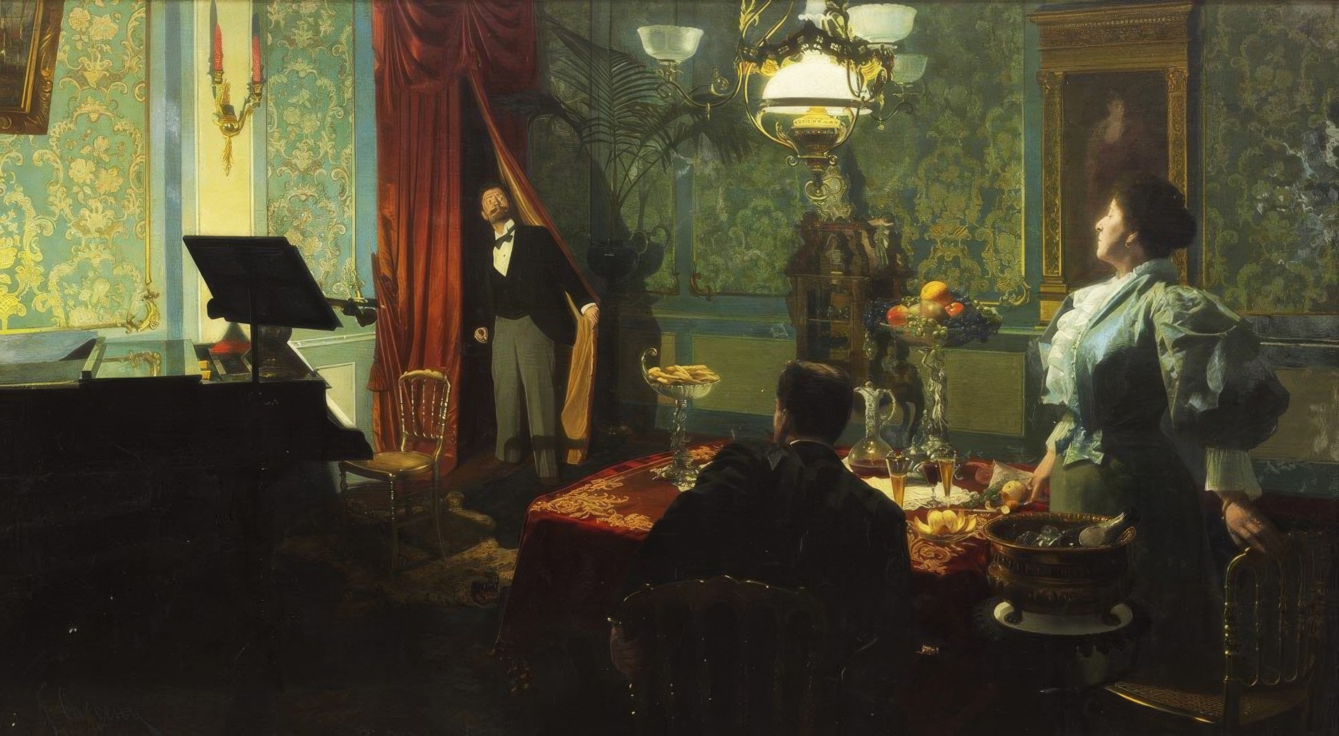 Карл Саксен. «Крейцерова соната», конец XIX века.