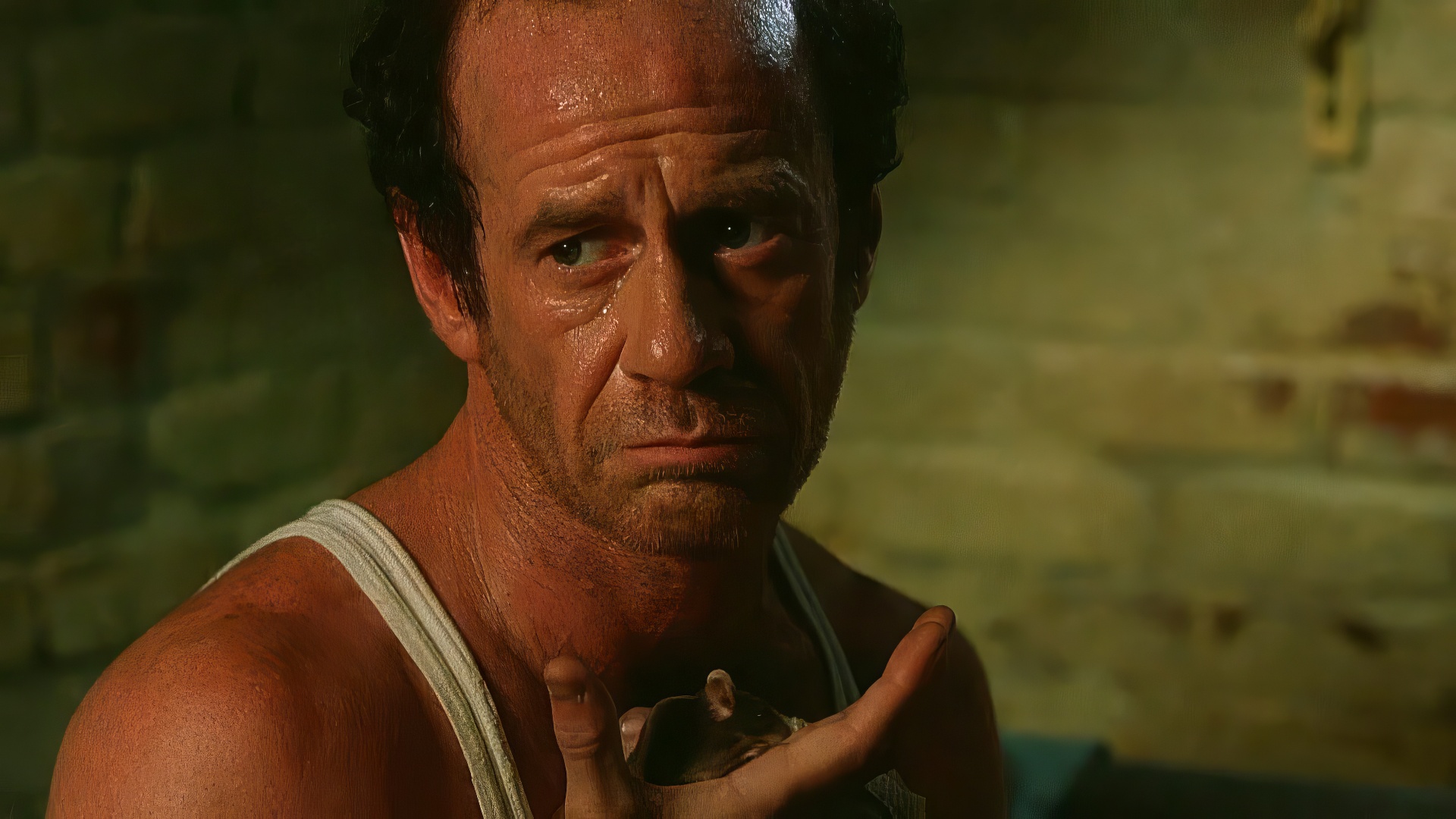 Майкл Джетер в роли Эдуарда Делакруа. Кадр из фильма "Зелёная миля" (1999).