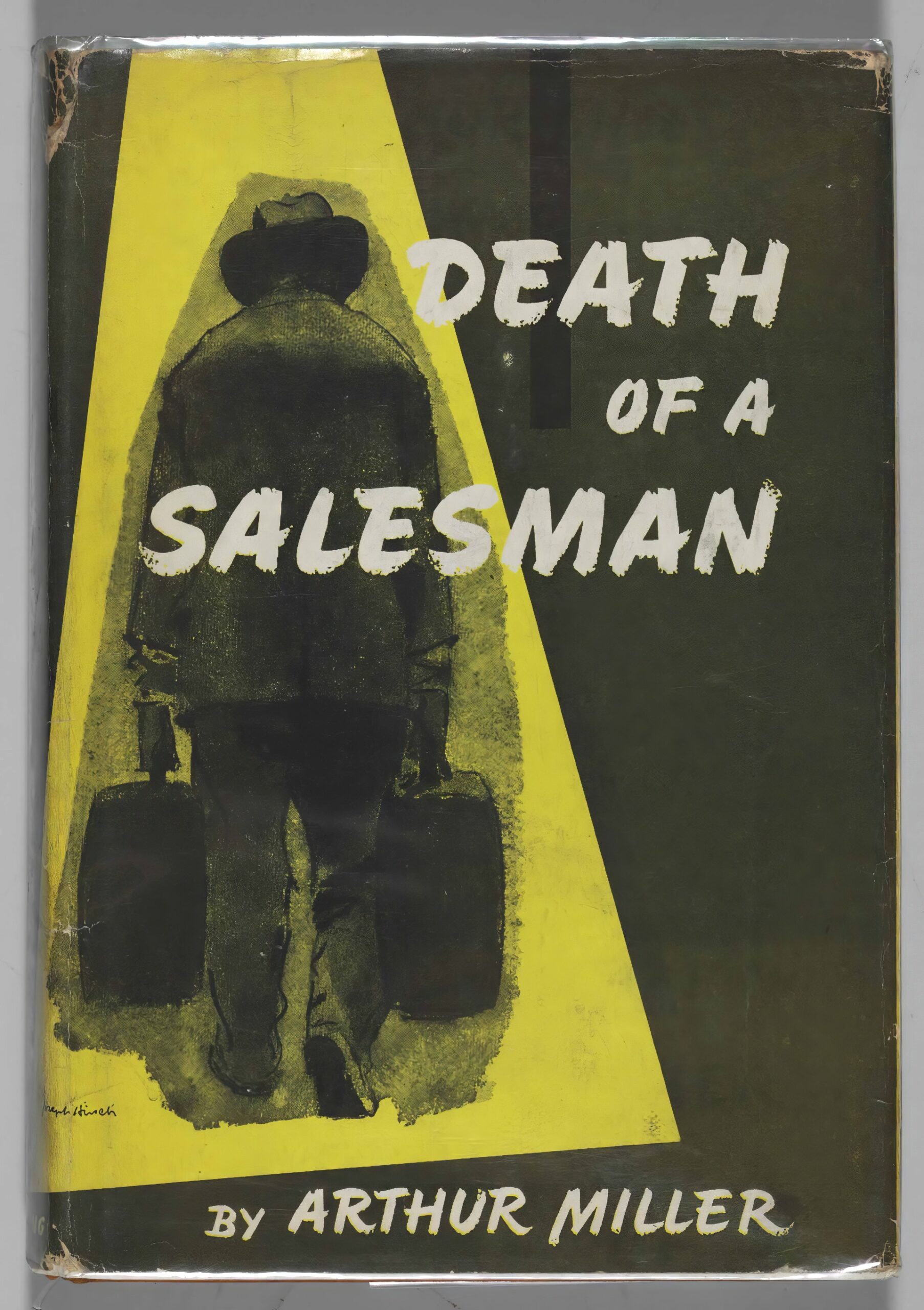 Обложка первого издания пьесы "Смерть коммивояжёра" Артура Миллера 1949 года.