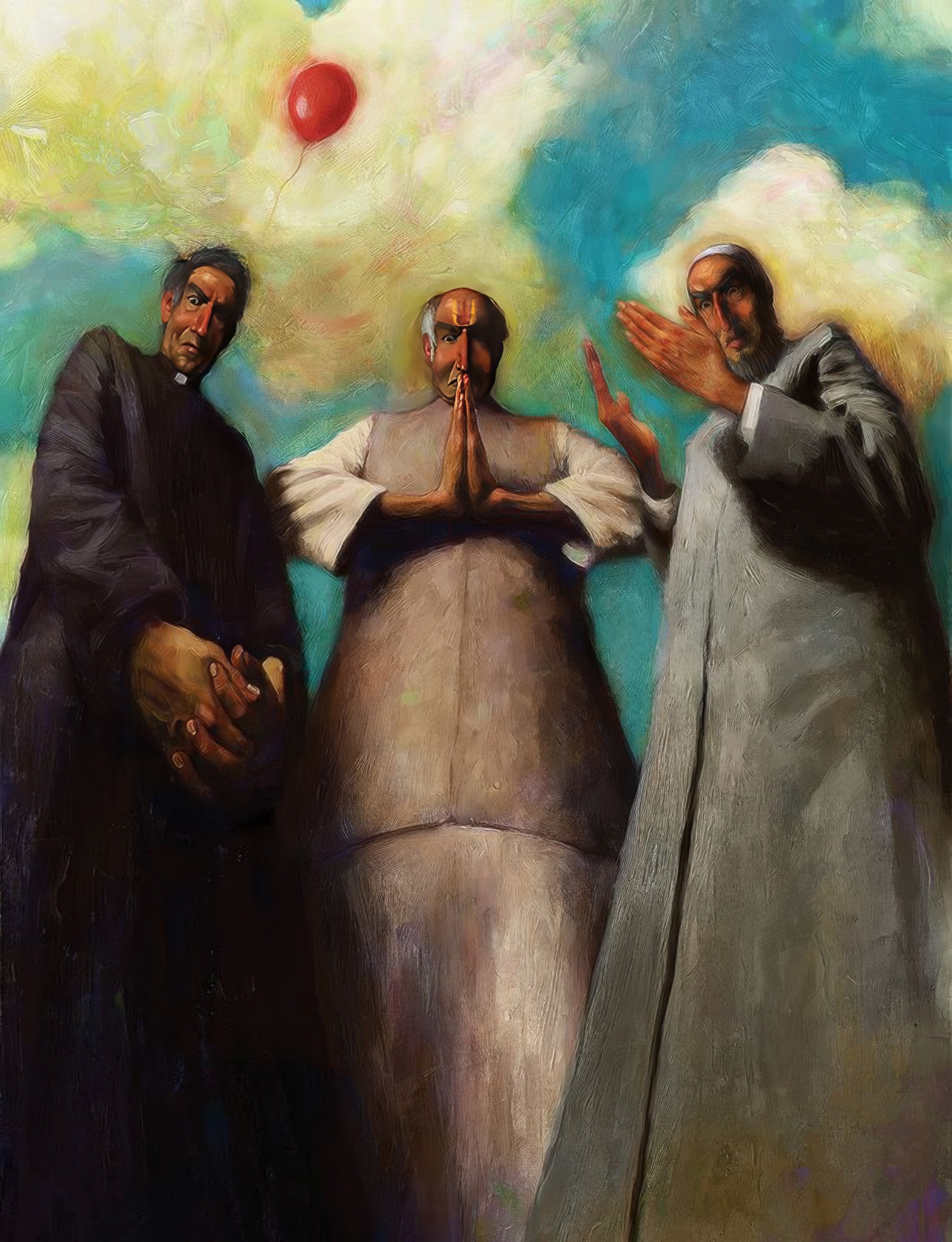 Иллюстрация хорватского художника Томислава Торьянаца к роману Яна Мартеля «Жизнь Пи».