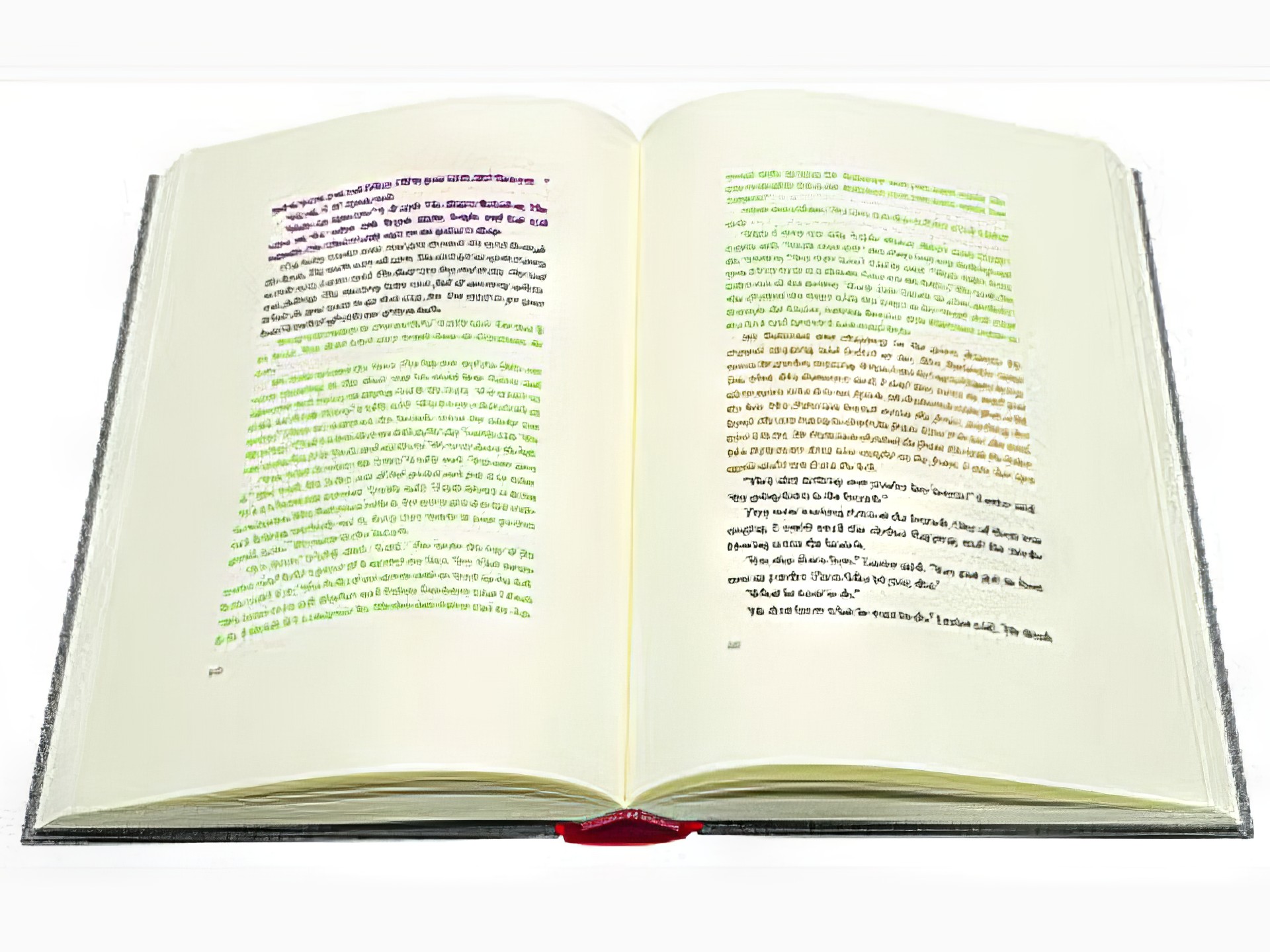 Издательство The Folio Society 6 июля выпустило роман «Шум и ярость» Уильяма Фолкнера, напечатанный цветными типографскими чернилами.