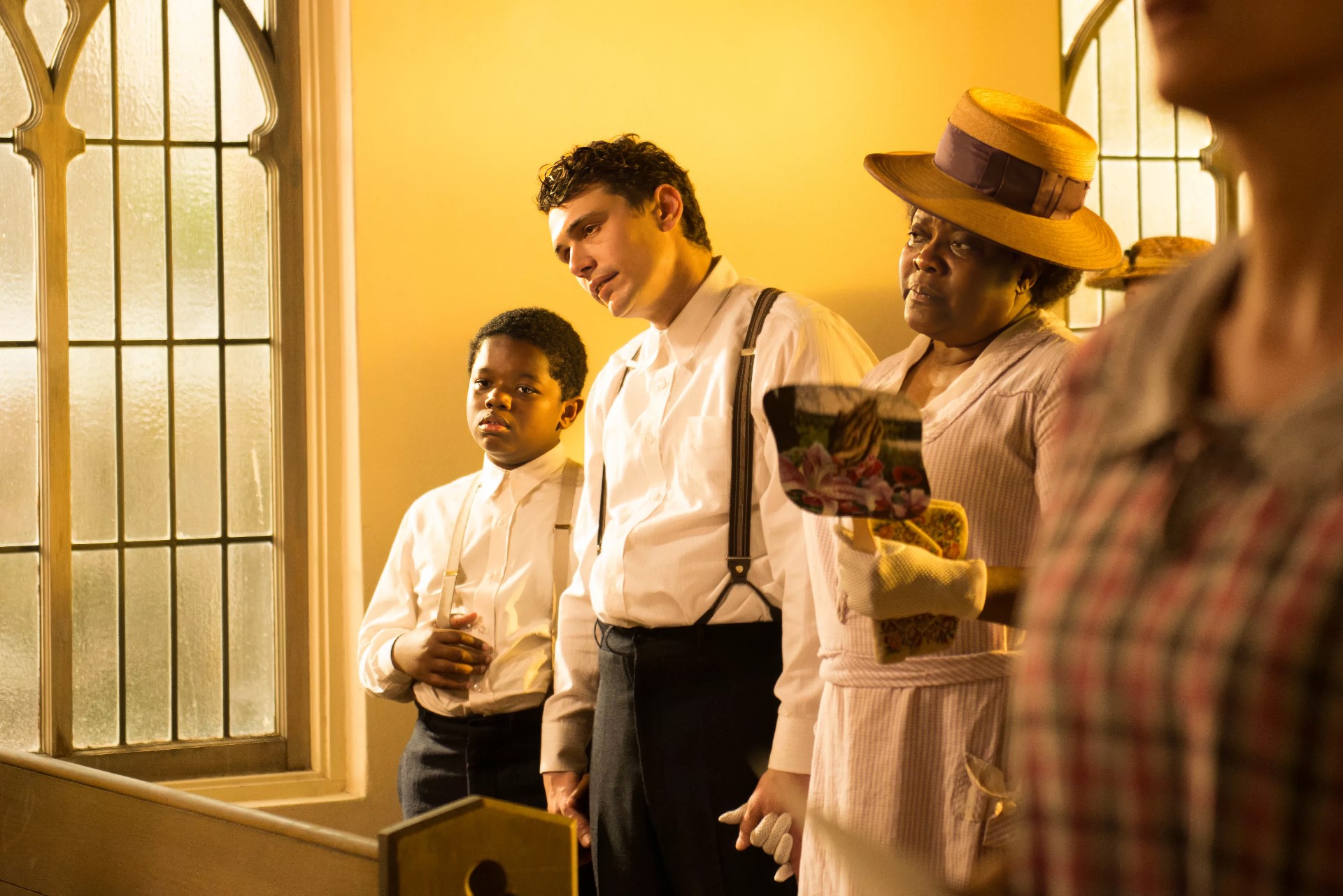 Бенджи и Дилси. Кадр из фильма "Шум и ярость" (2014) режиссёра Джеймса Франко.